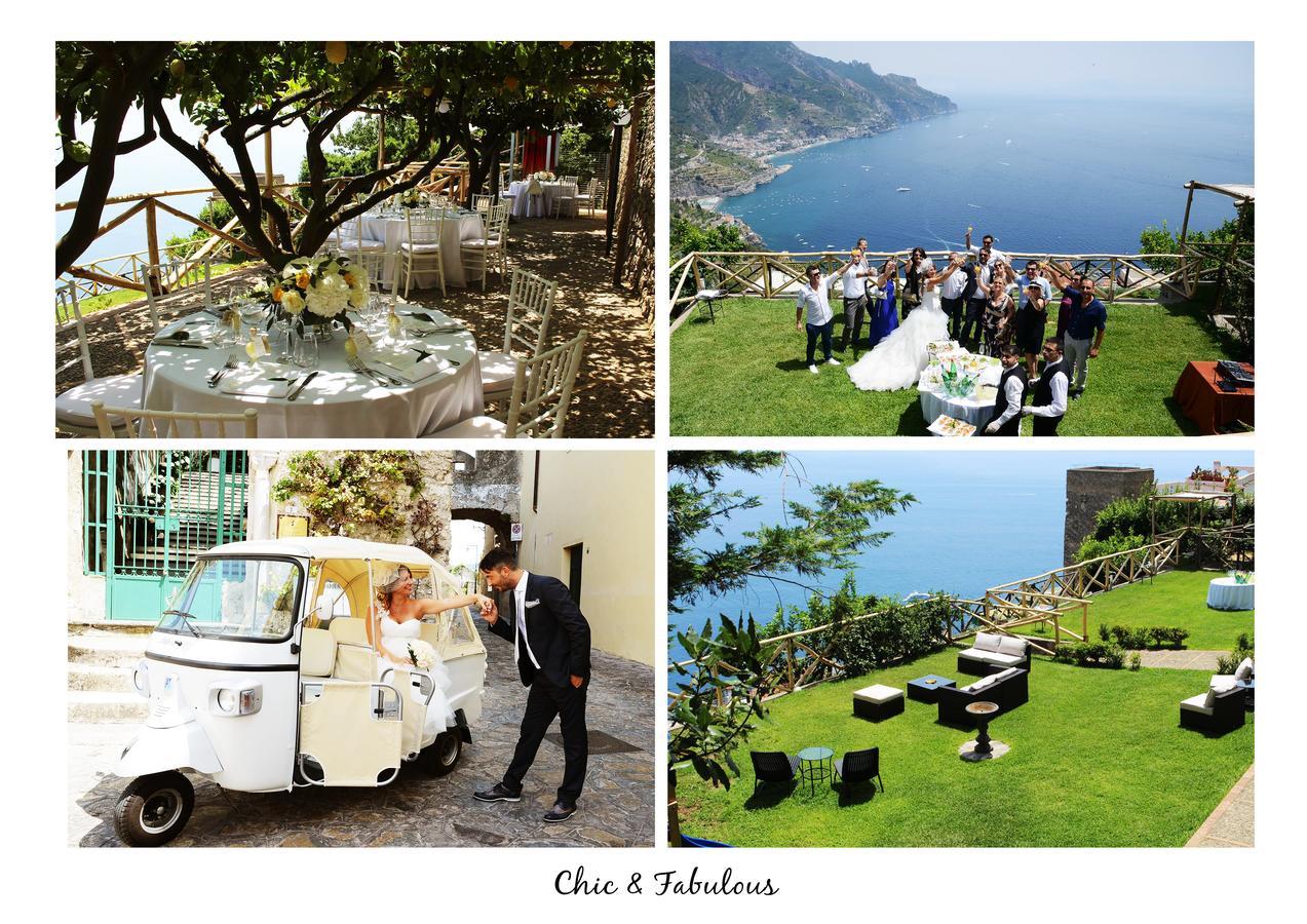 Sea View Villa In Ravello With Lemon Pergola, Gardens And Jacuzzi - Ideal For Elopements Exterior foto