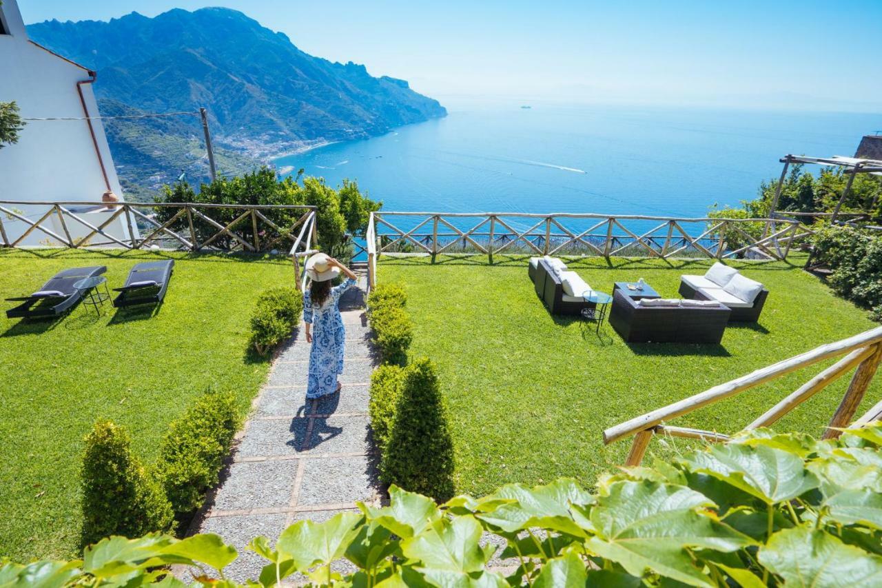 Sea View Villa In Ravello With Lemon Pergola, Gardens And Jacuzzi - Ideal For Elopements Exterior foto